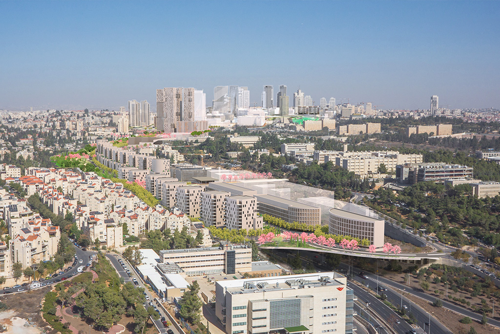 Kirui kvish Menachem Begin planned by Kolker Epstein Architects